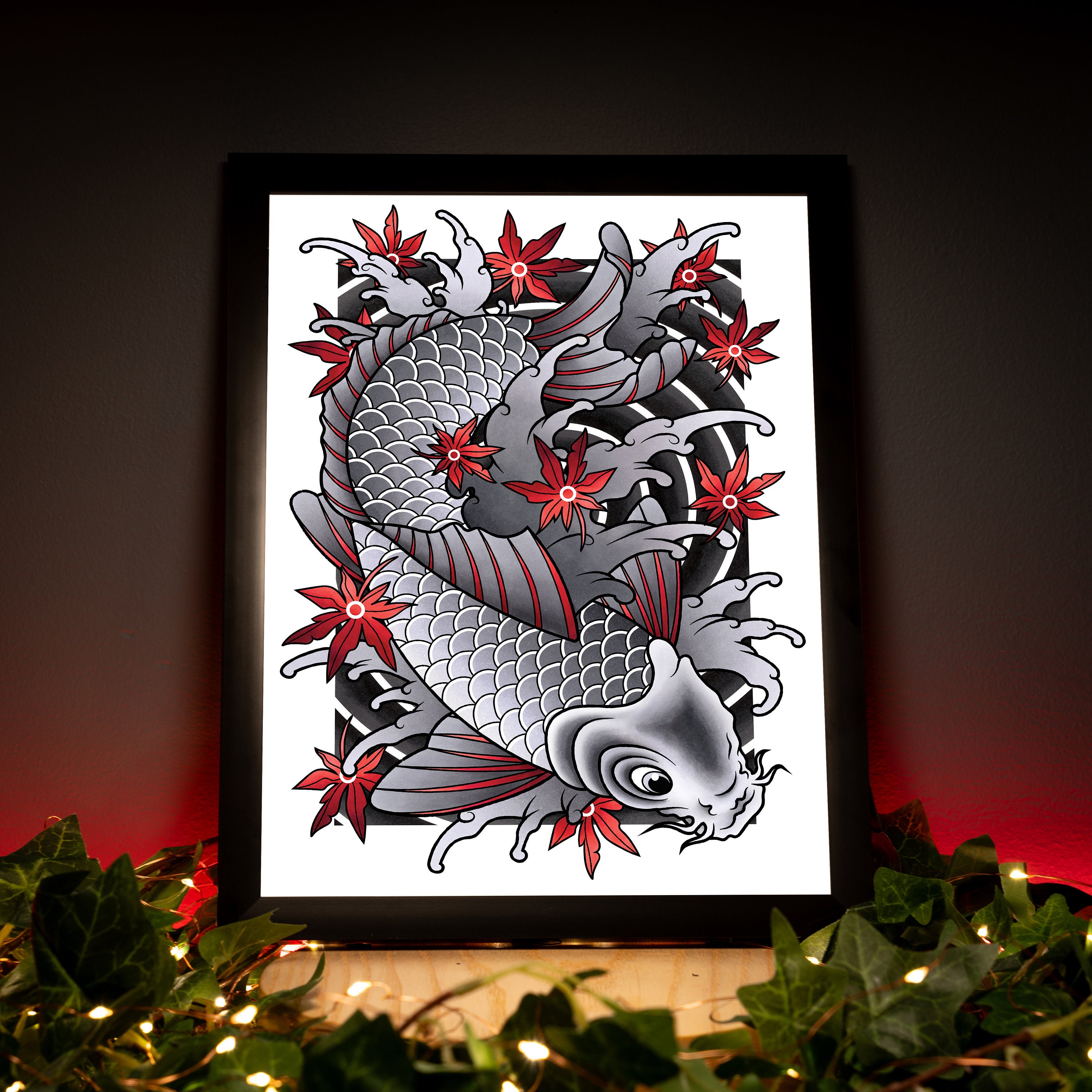 Japanese Koi Fish Painting Tattoo Koi Fish Tattoo Design And The