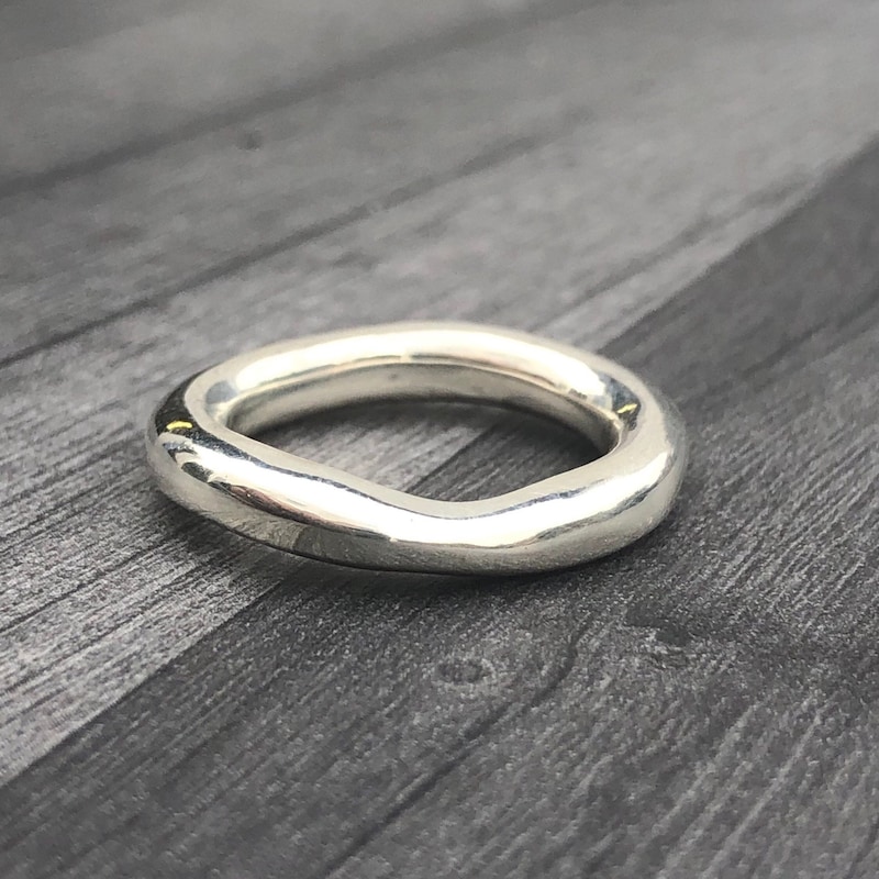 Thick Silver Rings - Etsy