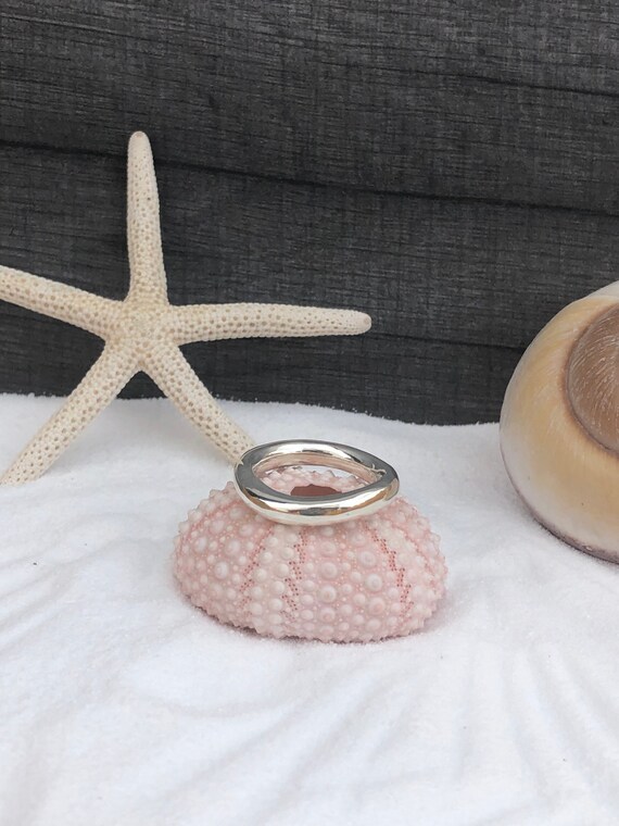 Chunky Wave Ring. Chunky Silver Ring, Freeform Ring, Wave