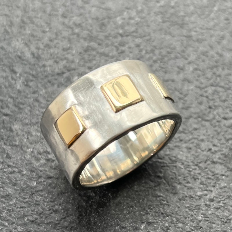Chunky Wedding Ring - Etsy