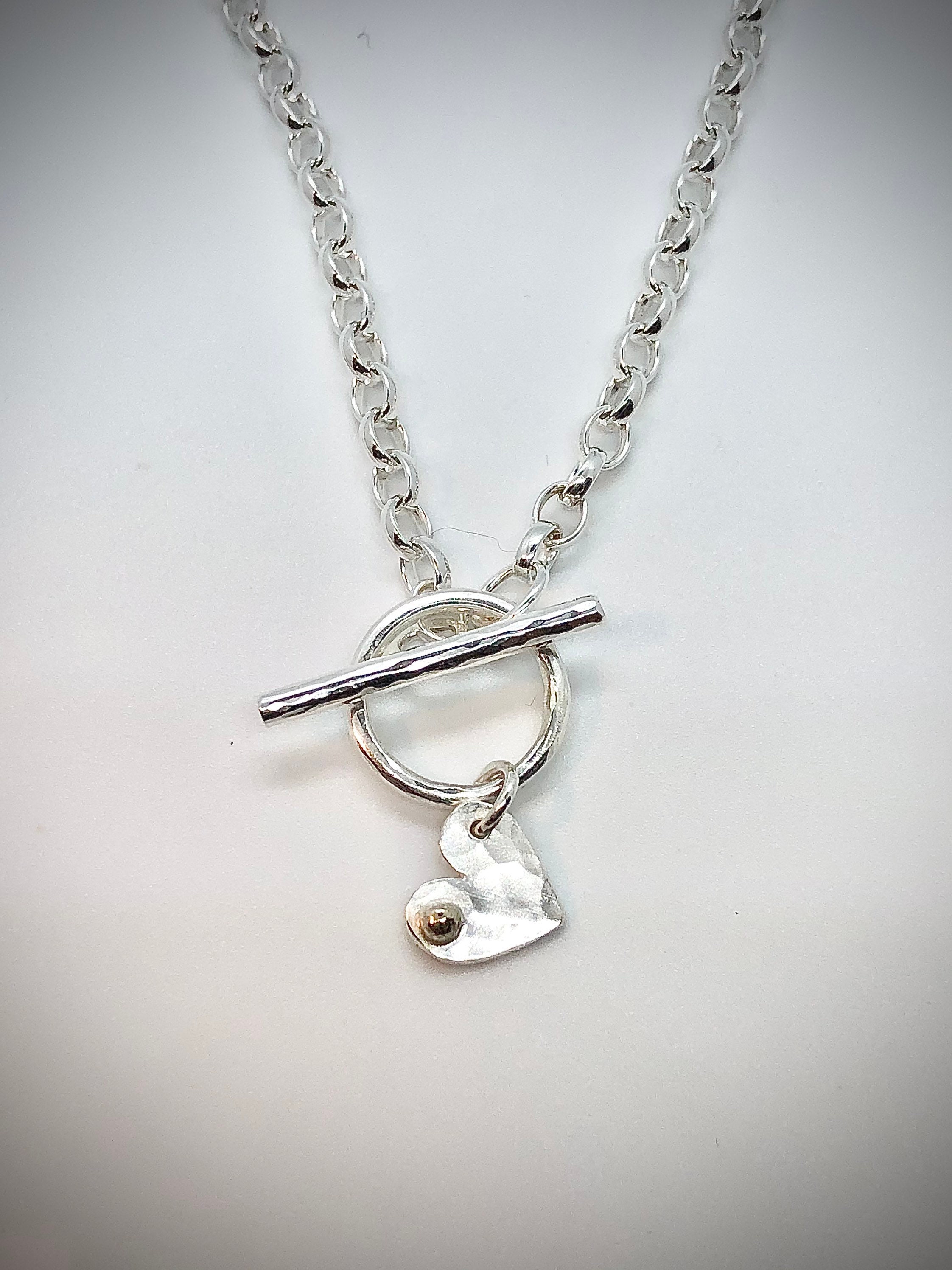Rem de Mar - Heart Pendant Sterling Silver Necklace | YesStyle