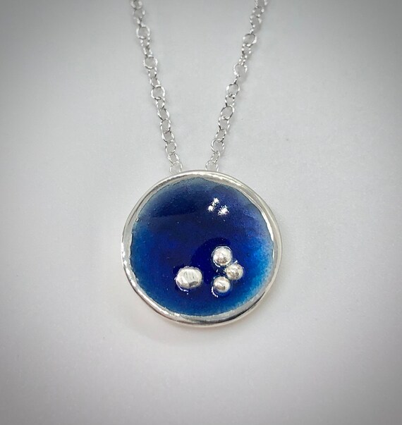 Blue rock necklace clearance