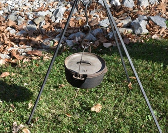 Handmade Camp Cooking Tripod/ Large Size