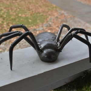 Hand Forged Spider Sculpture