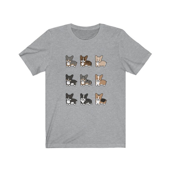 Corgi Colors Tshirt