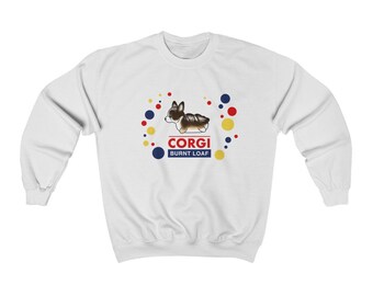 Corgi Burnt Loaf of Bread Sweatshirt