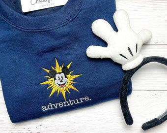 Adventure. Embroidered Sweatshirt | California Theme Park Disneyland | Disney Apparel
