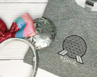Epcot bordado sudadera / bordado Epcot Ball Disney World / Disney Parks Sudadera / Disney Apparel