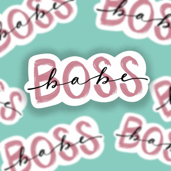 Boss Babe Sticker Water bottle or Computer Decal Accessory
