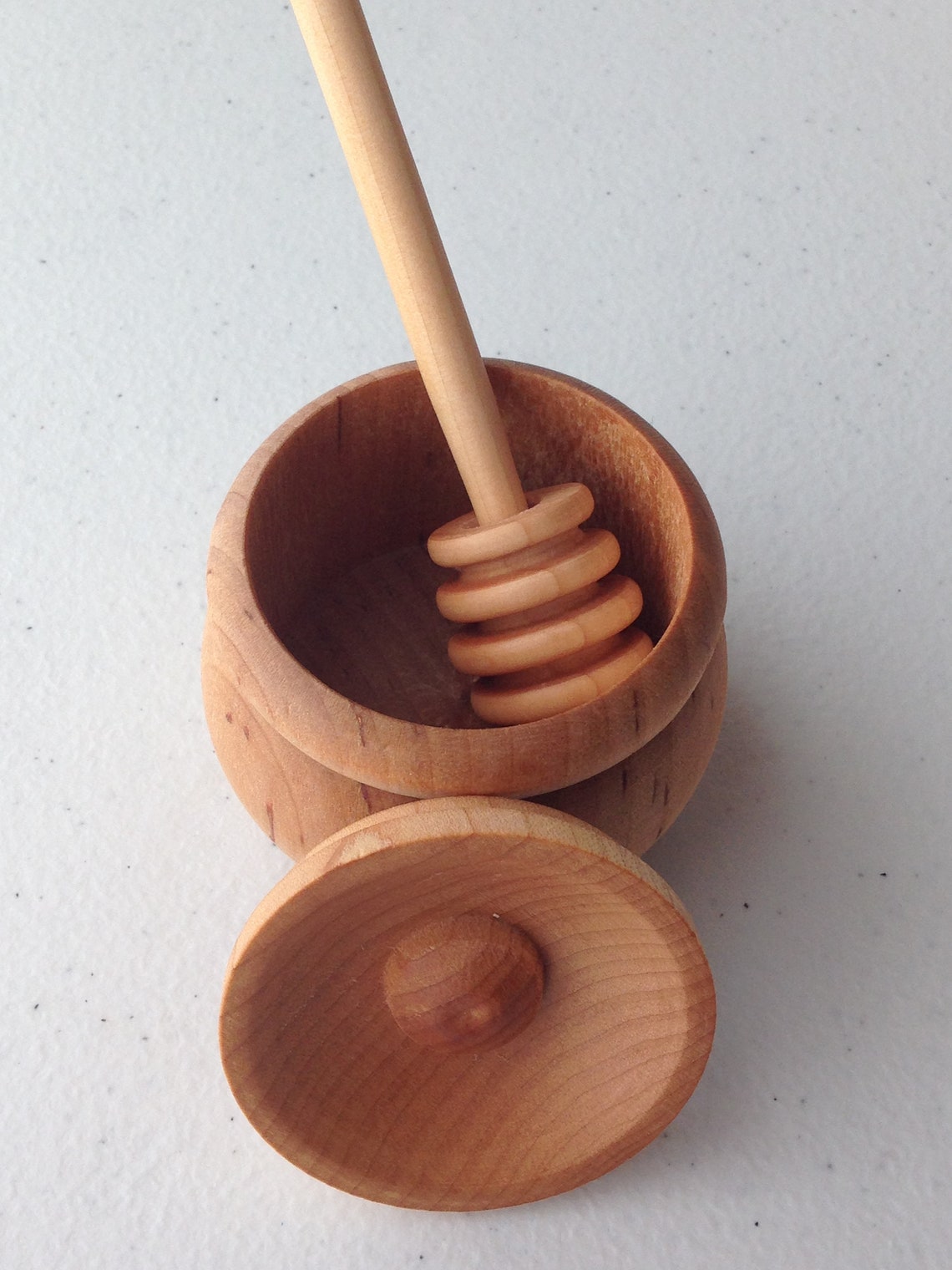 Creative Play Wooden Honey Pot & Dipper Etsy
