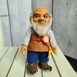 Original STEIFF Zwerg Gucki 7650/18 \Zwerg=Gucki /18 cm / 1968-1972