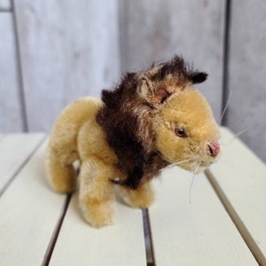 Original STEIFF Lion Leo /Loewe Leo / 10 cm / 4 inch /1960er Jahre  / 1960s