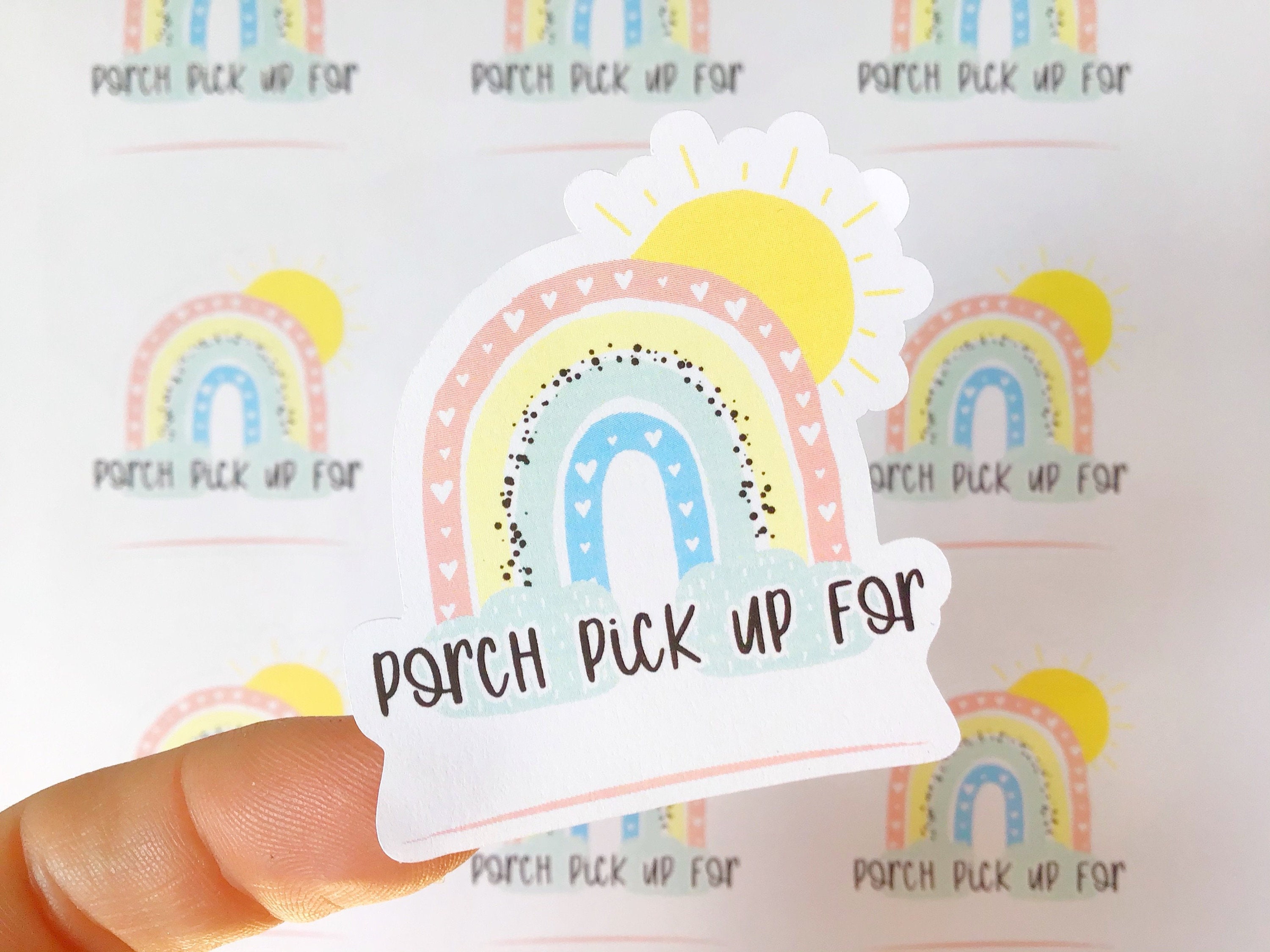 Porch Pick Up For Sticker Sheet Small Business Stickers Etsy