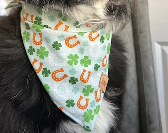 Lucky Charm - Tie On Dog Bandana - St. Patrick's Day Dog Bandana