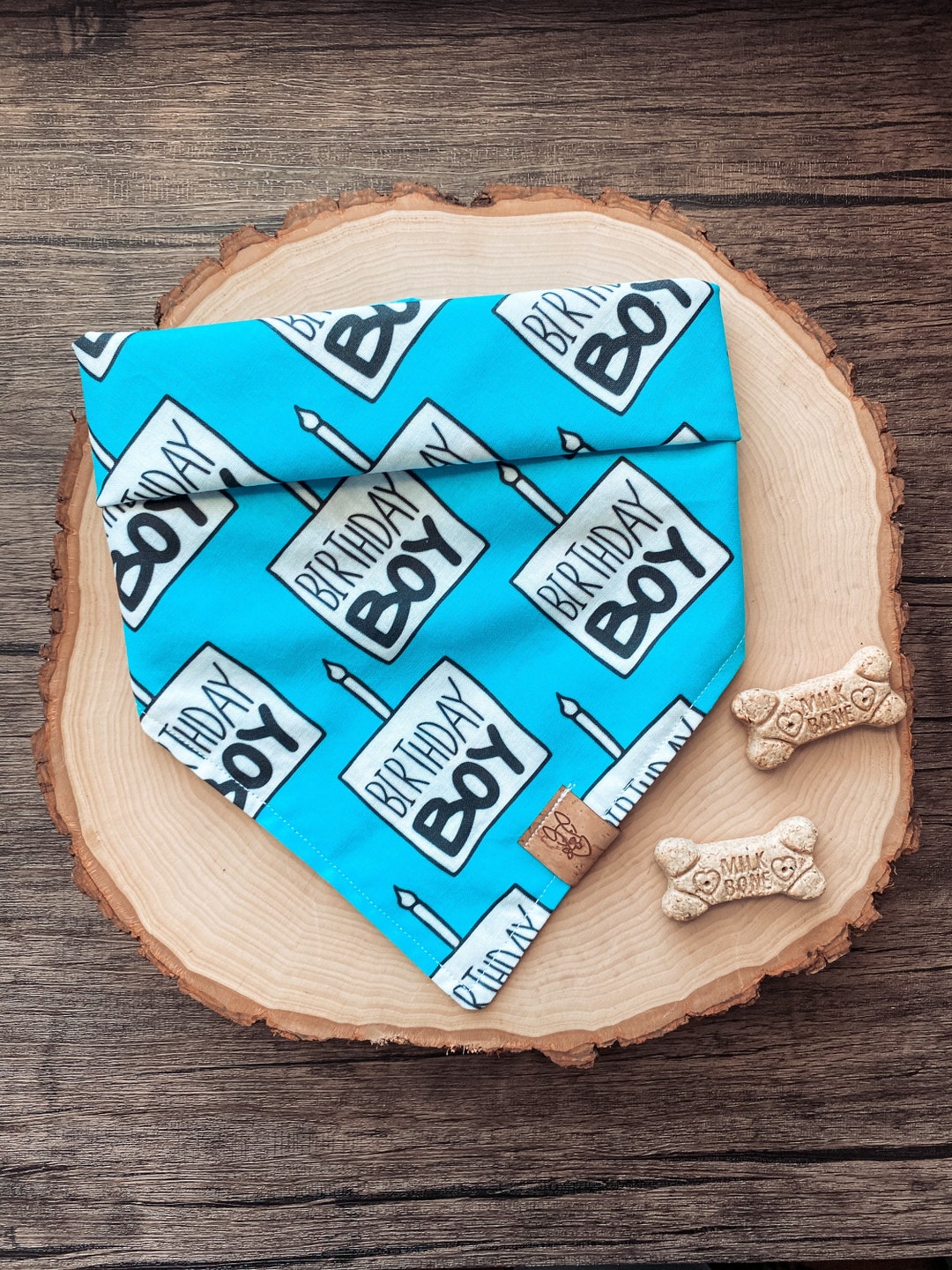 Birthday Boy Dog Birthday Tie on Dog Bandana Etsy