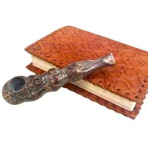 Handmade Round Bowl Stone 5 inch Tobacco Single Piece High Quality Elegant Mermaid Stone Tobacco Pipe