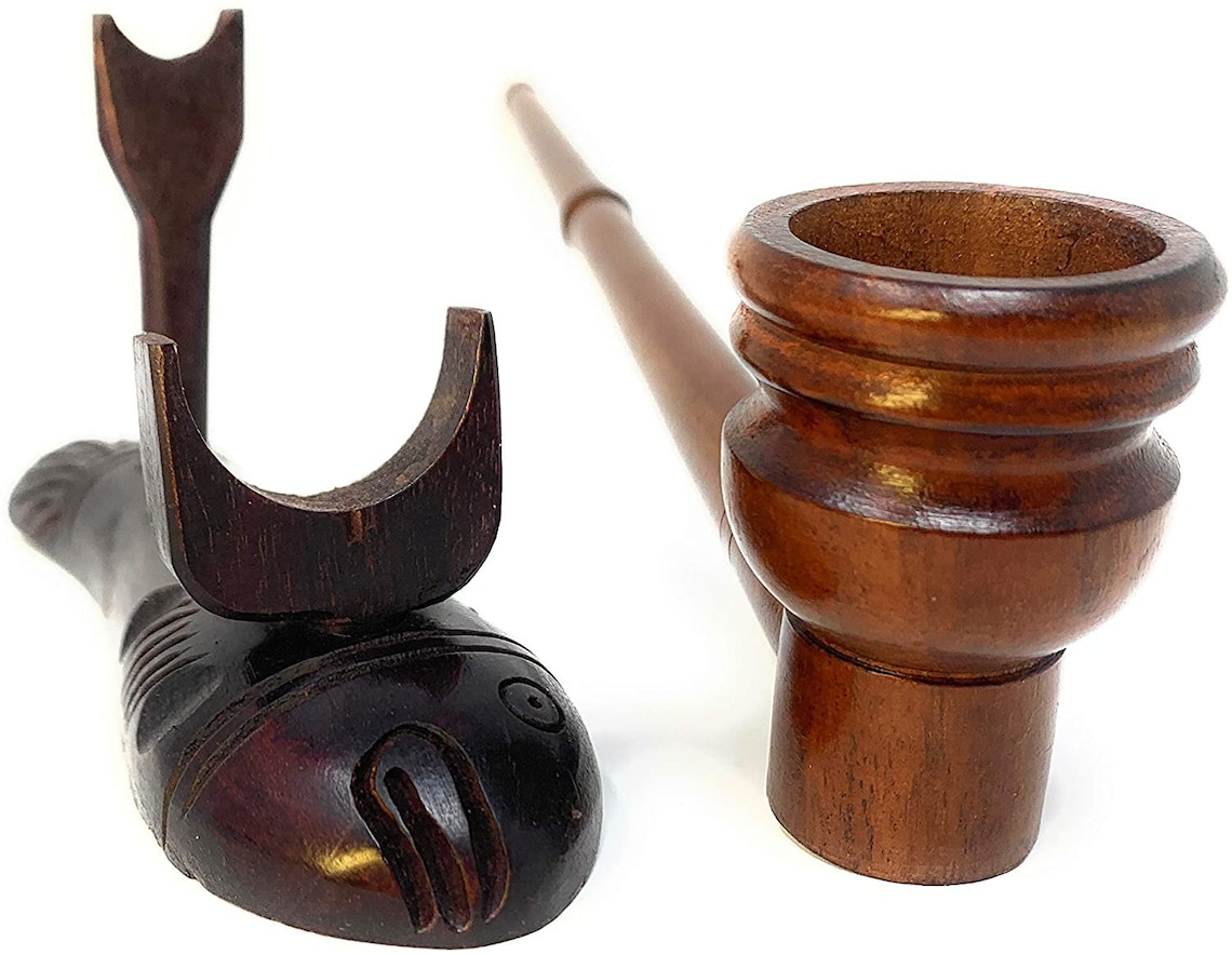 Matchpipe Handcrafted Tobacco Smoking Pipe Gift Set 11' Etsy