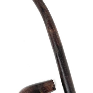 11 Handmade Super Long Gandalf Shaped Rustic Churchwarden Hobbit Pearwood Tobacco Pipe Round Bowl Detachable Hobbit Pipe image 7