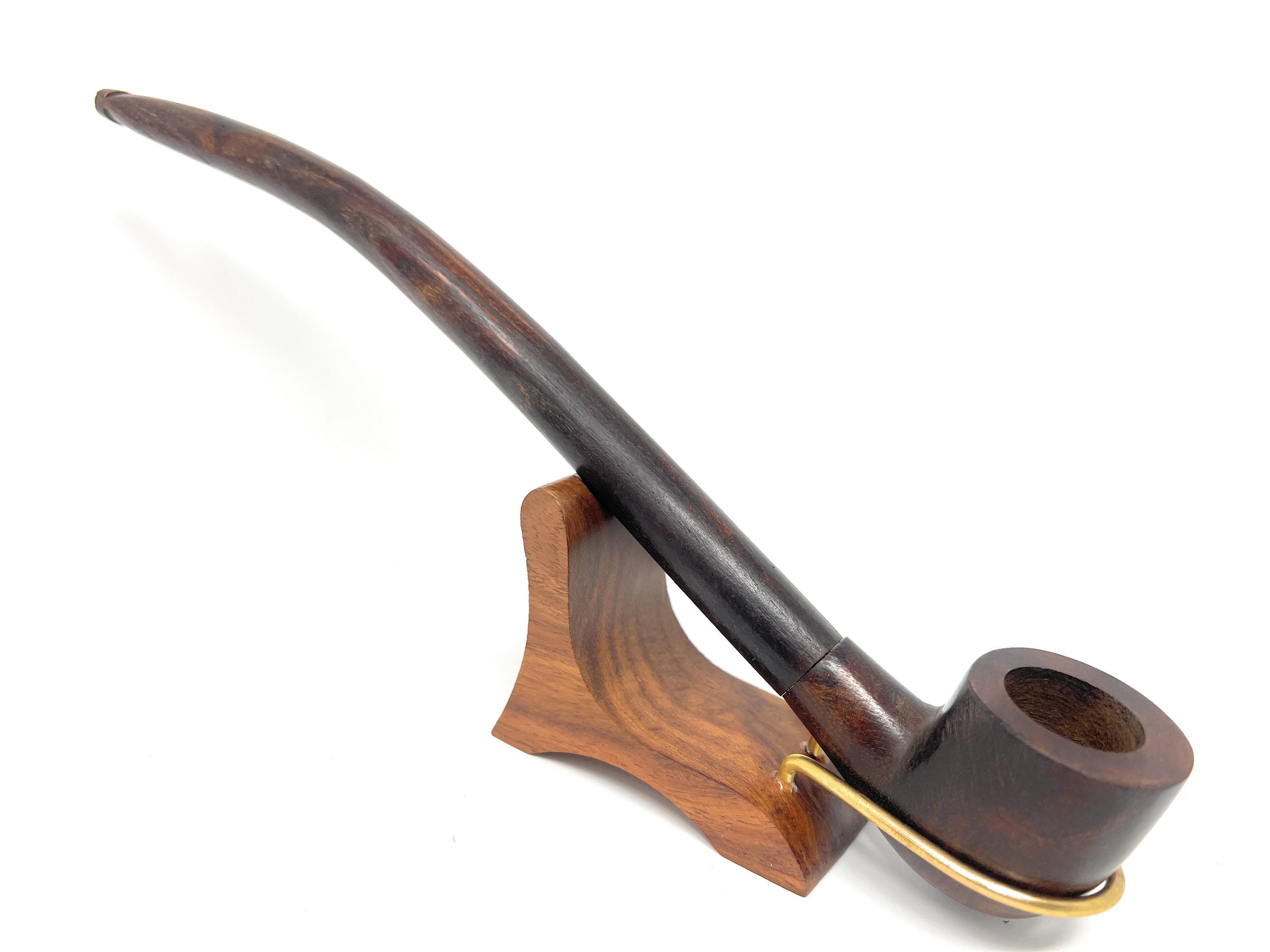 Long Pipe spark Wood Tobacco Pipe Smoking Pipes Churchwarden Pipe