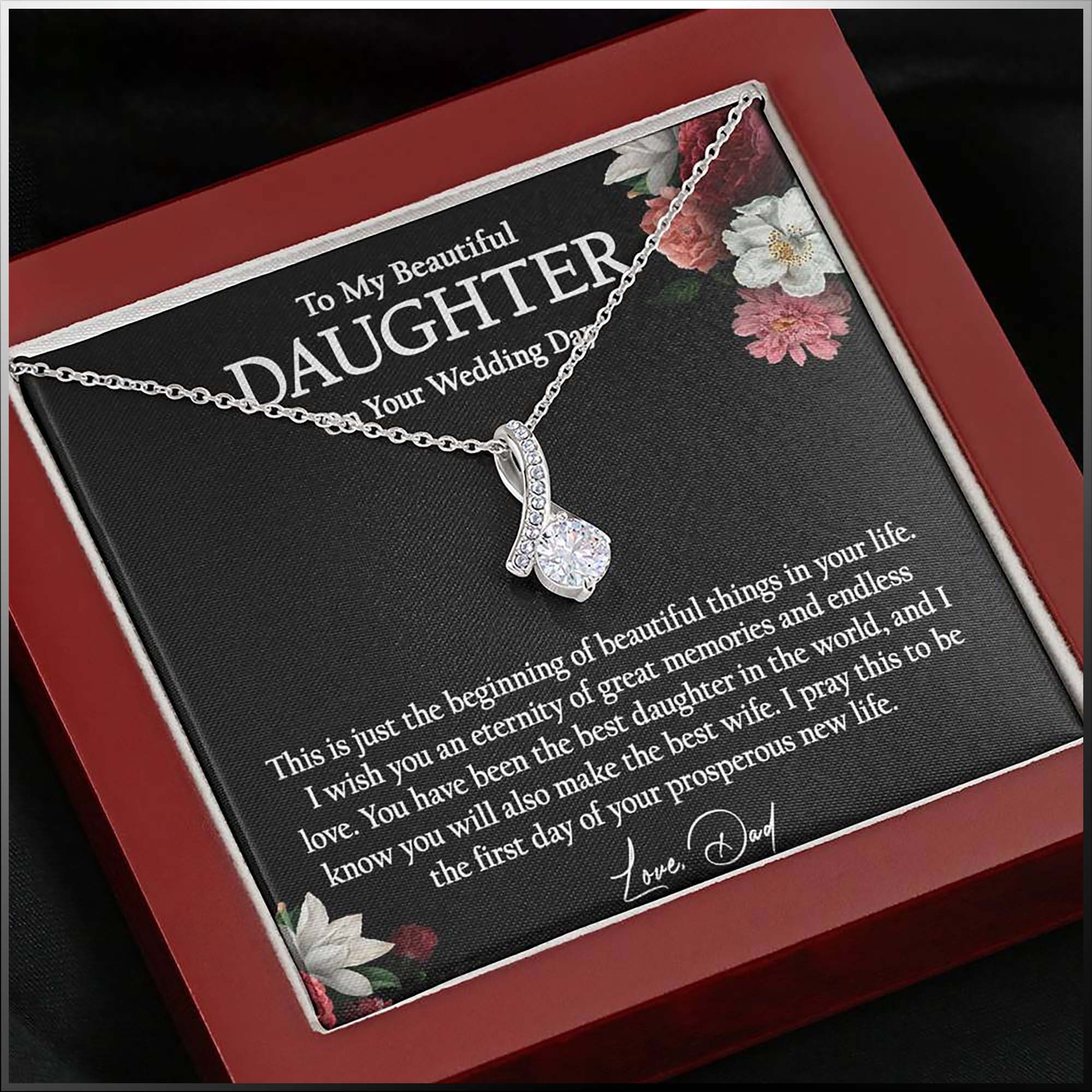 Bride Gift From Dad To Daughter On Wedding Day Wedding Gift Etsy