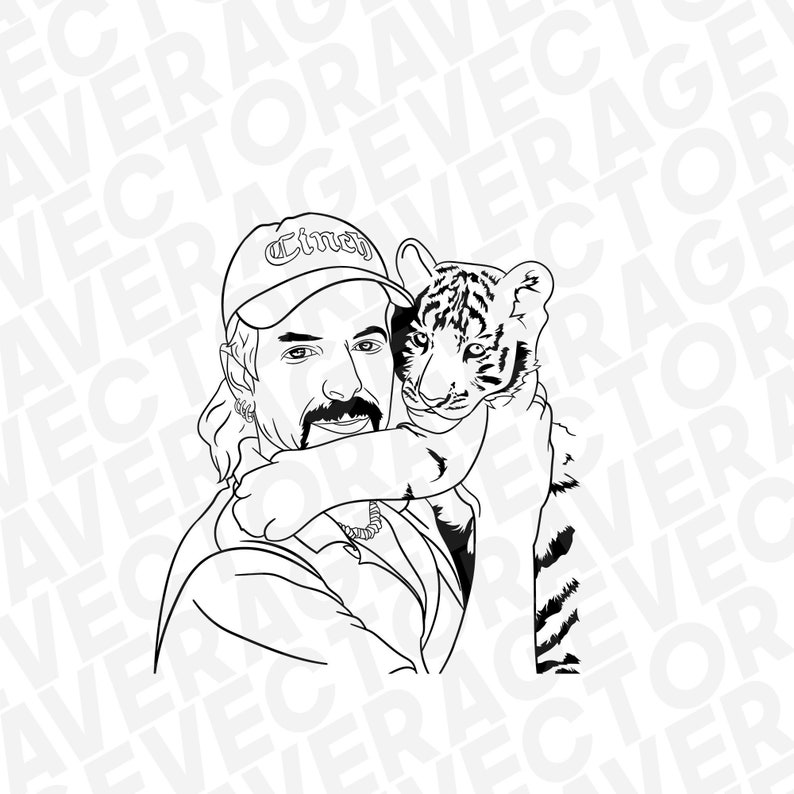 Download Tiger King svg Joe Exotic svg Joe Exotic Tiger King | Etsy
