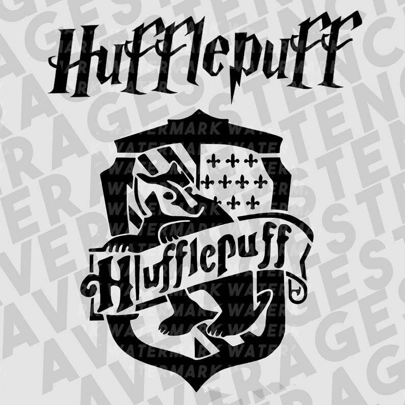 Harry Potter House Crest 10 pack SVG clip art 1 cut | Etsy