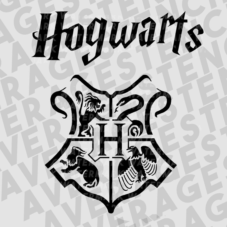 Download Harry Potter House Crest 10 pack SVG clip art 1 cut | Etsy