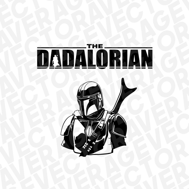 Download Dadalorian svg Mandalorian Star wars Baby Yoda dxf Cricut ...