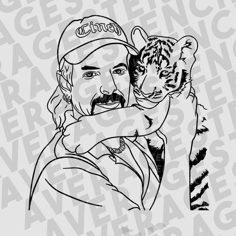 Download Tiger King svg Joe Exotic svg Joe Exotic Tiger King | Etsy