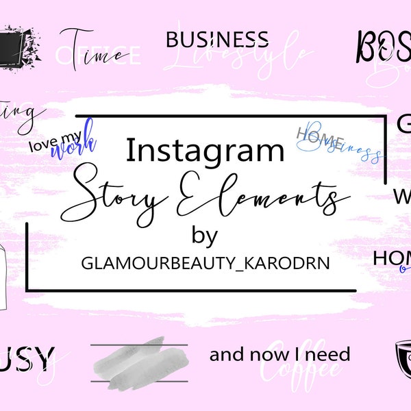 Instagram Story Elements - Business 60+