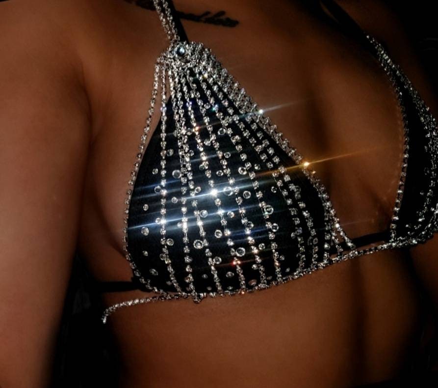 Rhinestone Bra -  Canada