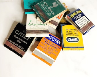 Lot of Vintage Service Advertisement Matchbooks | Collectible
