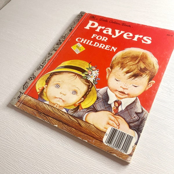 Vintage A Little Golden Book | Prayers for Children | 1974 | #301-9