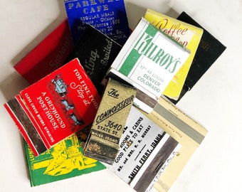 Lot of Vintage Restaurant Advertisement Matchbooks | Collectible