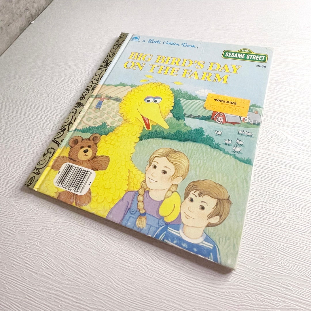 Vintage A Little Golden Book | Sesame Street: Big Bird's Day on the ...