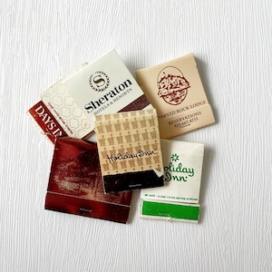 Lot of 6 Vintage Hotel Matchbooks | Collectible