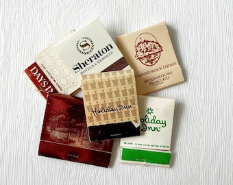 Lot of 6 Vintage Hotel Matchbooks | Collectible