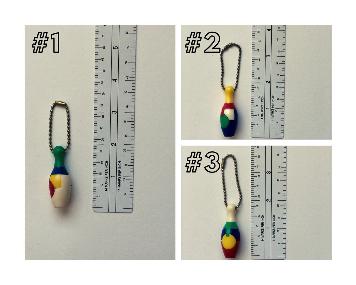 Vintage Puzzle Keychain/1950s Lional/lido Bowling Pin Etsy