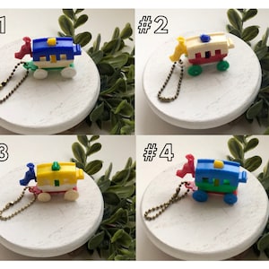 Vintage Puzzle Keychain/Lional/Western Stagecoach