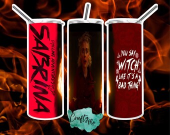 Chilling adventures of Sabrina inspired 20oz tumbler