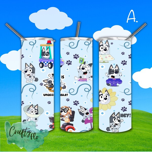 Bluey Muffin Grannie Etsy