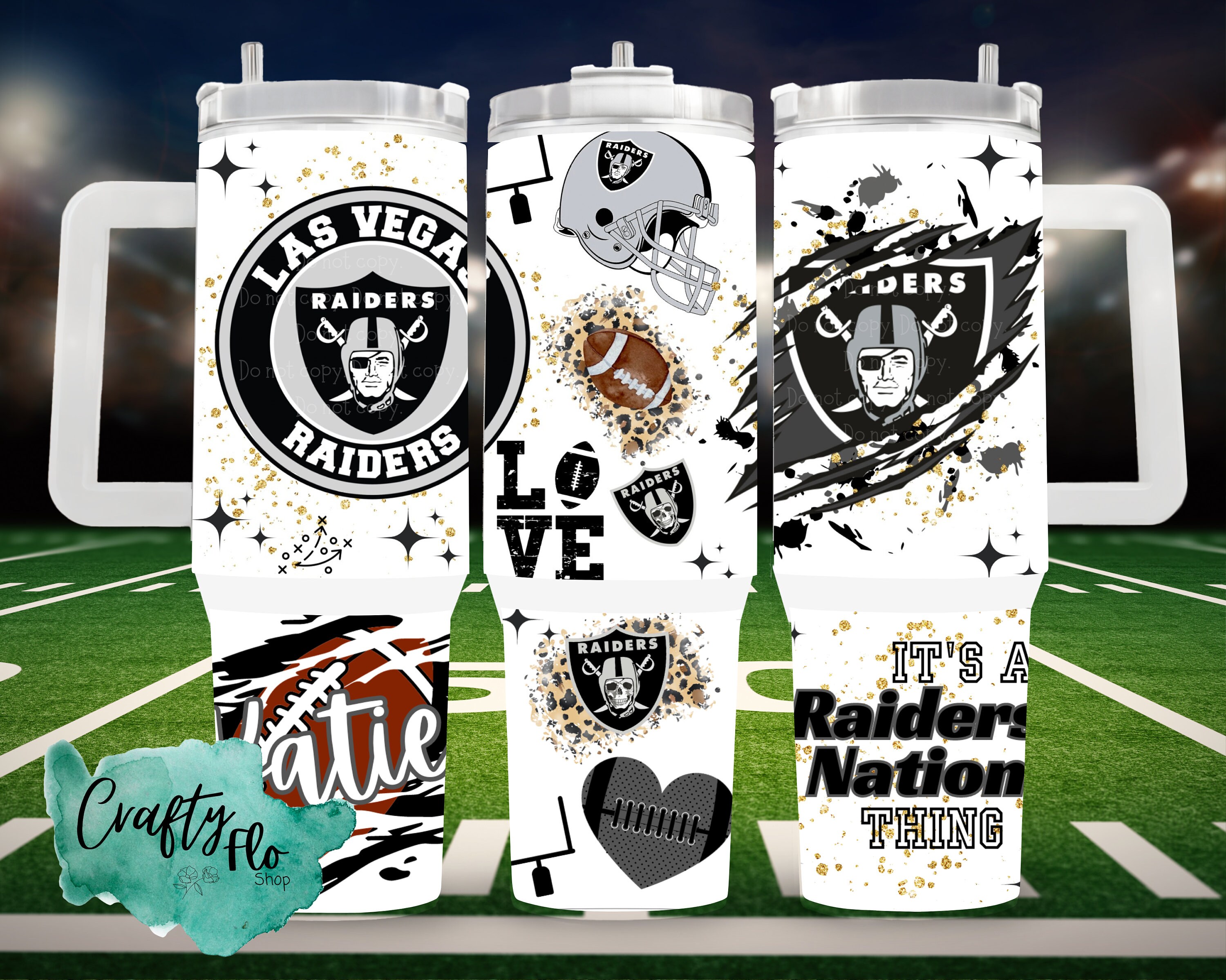 Disposable High Quality NFL Las Vegas Raiders Stencil