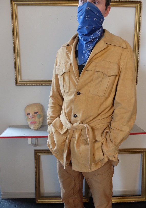 Buttery Suede Safari Jacket