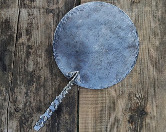 Plancha plate pan, Hand forged skillet pan