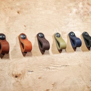 Leather furniture handles, Drawer pulls, Knobs, Leather cabinet handle, Pull, Cupboard pulls, Door handles, Kitchen decor