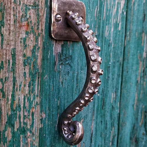 Turning Octopus Tentacle Door Handle Etsy