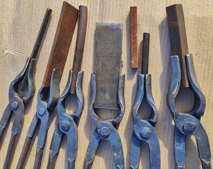 Blacksmith Tongs Set. Blacksmith Tools. Metal Tool Etsy