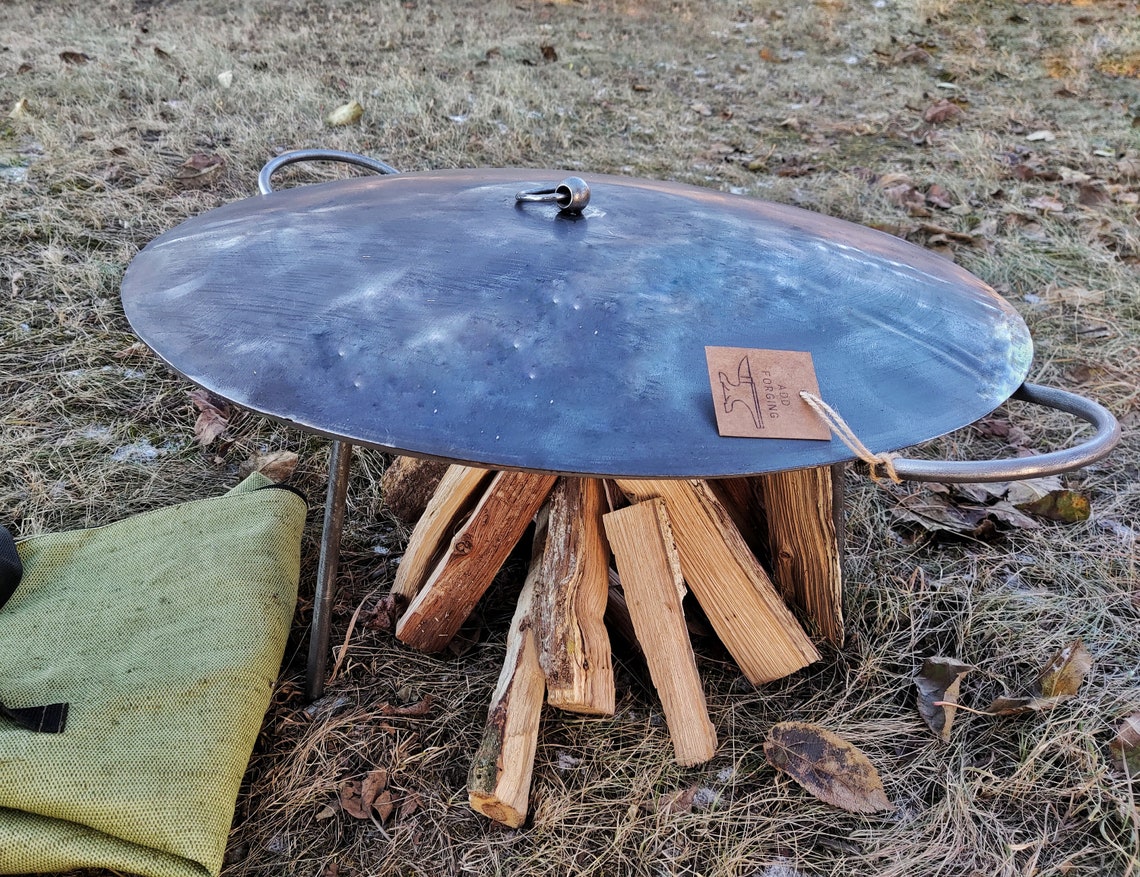 Cooking Disk. Cowboy Wok. Plow Disc. Camp fire Skillet. Metal Etsy