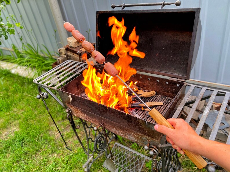 Hot Dog Marshmallow Roaster Grill BBQ Tools Roasters Etsy