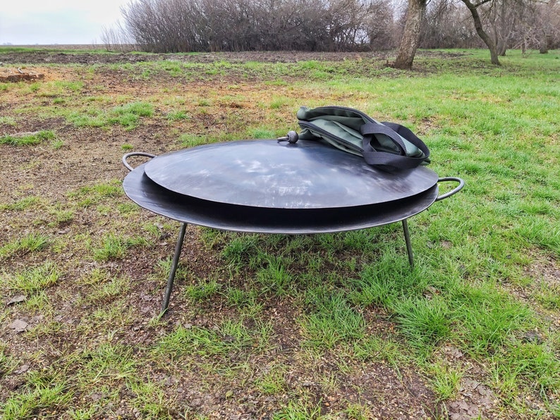 Cooking Disk. Cowboy Wok. Plow Disc. Camp Fire Skillet. Metal Etsy Canada